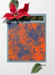 Petal flower style with blue,orange colors - Image 6