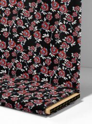 Rose flower style with red,black colors - Image 4