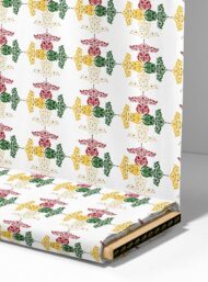 Leaf flower style with red,green colors - Image 4