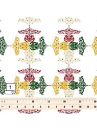 Leaf flower style with red,green colors - Image 5