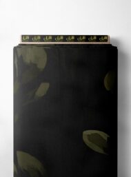 Petal flower style with black, grey colors