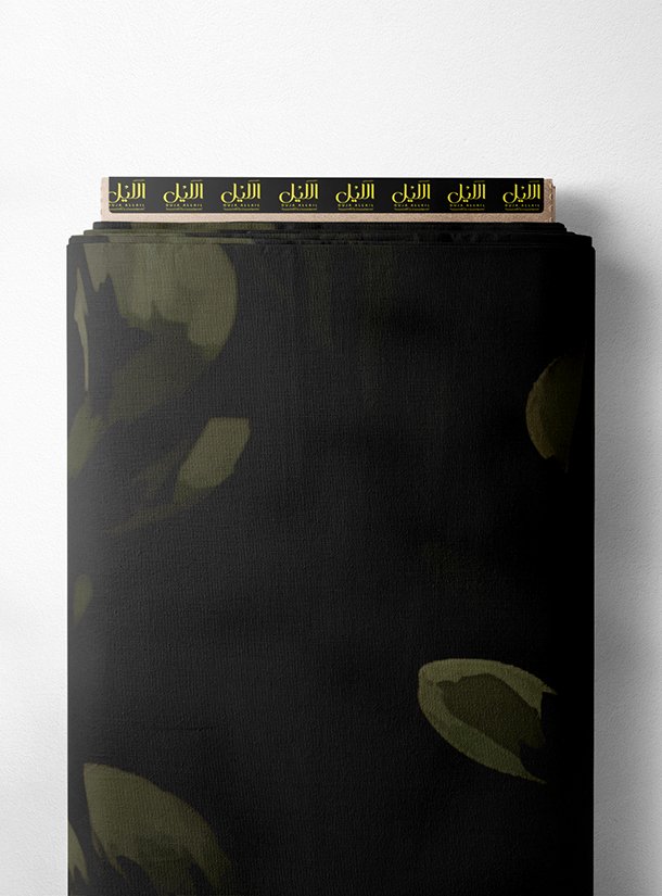 LAI02-0227_1-1.jpg Petal flower style with black, grey colors - Image 1