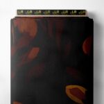 Bloom flower style with brown,yellow colors