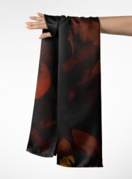 Bloom flower style with brown,yellow colors - Image 3