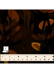 Bloom flower style with brown,yellow colors - Image 5