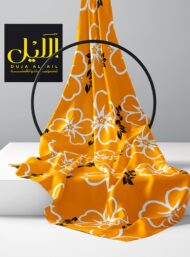Petal flower style with orange,black colors - Image 2