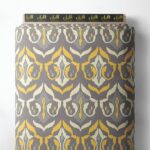 Leaf others style with grey, yellow colors