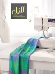 Bloom flower style with green,purple colors - Image 7