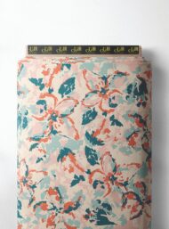 Petal flower style with pink,green colors