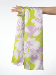 Bloom flower style with green,white colors - Image 3