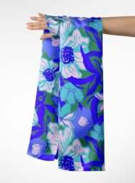 Petal flower style with blue,green colors - Image 3