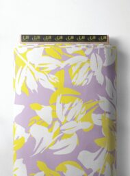 Leaf flower style with yellow,white colors