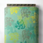 Leaf nature style with green,yellow colors