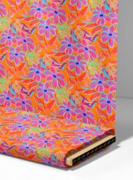 Bloom flower style with pink,blue colors - Image 4