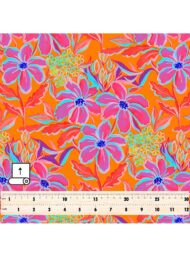 Bloom flower style with pink,blue colors - Image 5