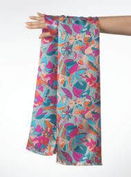 Leaf flower style with pink,blue colors - Image 3