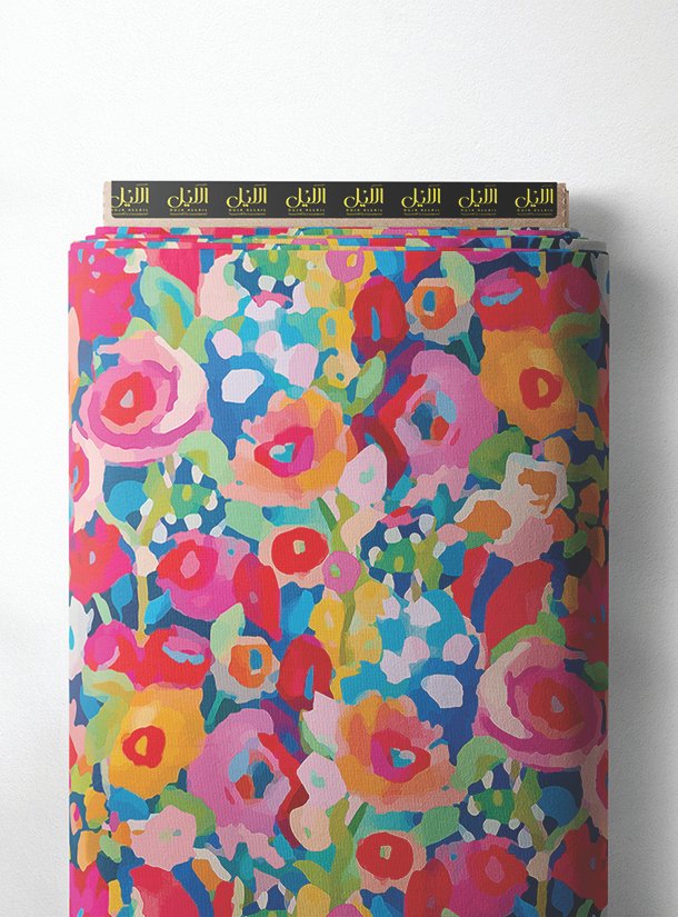 LAI02-0251_1-1.jpg Rose flower style with pink,red colors - Image 1