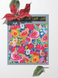 Rose flower style with pink,red colors - Image 6