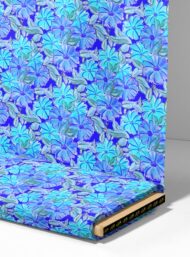 Bloom flower style with blue,green colors - Image 4