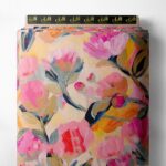 Petal flower style with pink,orange colors