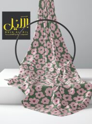 Petal flower style with pink, green colors - Image 2