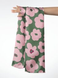Petal flower style with pink, green colors - Image 3