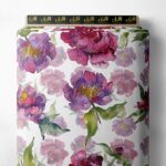 Petal flower style with purple,pink colors