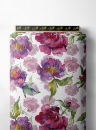 Petal flower style with purple,pink colors