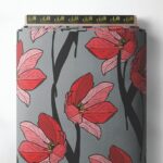 Petal flower style with red,pink colors