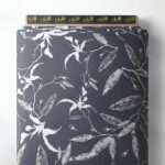 Leaf nature style with white, grey colors