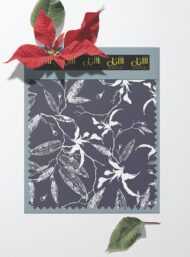 Leaf nature style with white, grey colors - Image 6