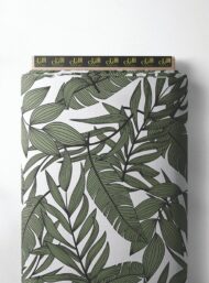 Leaf nature style with green, white colors