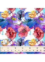 Bloom flower style with red,blue colors - Image 5