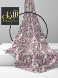 Petal flower style with pink,green colors - Image 2