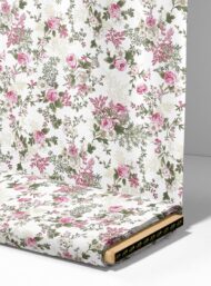 Rose flower style with pink,green colors - Image 4