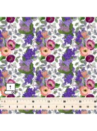 Bloom flower style with pink,purple colors - Image 5