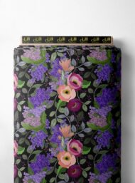 Petal flower style with pink,purple colors