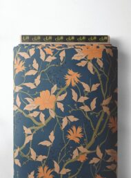 Leaf flower style with orange,green colors