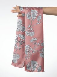 Bloom flower style with pink,grey colors - Image 3