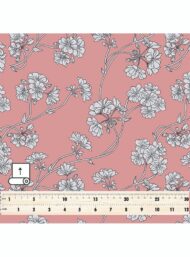 Bloom flower style with pink,grey colors - Image 5