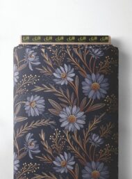 Bloom flower style with blue,grey colors