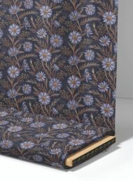 Bloom flower style with blue,grey colors - Image 4