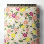 Petal flower style with pink,yellow colors