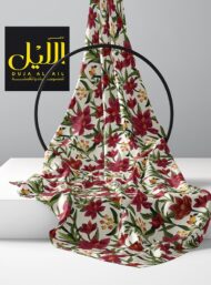 Bloom flower style with red,green colors - Image 2