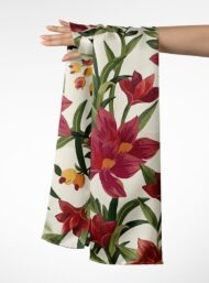 Bloom flower style with red,green colors - Image 3