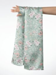 Leaf flower style with pink,green colors - Image 3