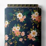 Petal flower style with pink,green colors