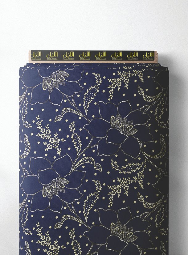 LAI02-0293_1-1.jpg Petal flower style with blue,white colors - Image 1