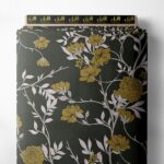 Rose flower style with green,yellow colors