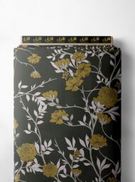 Rose flower style with green,yellow colors